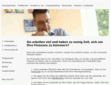 Tablet Screenshot of mein-finanzbrief.de